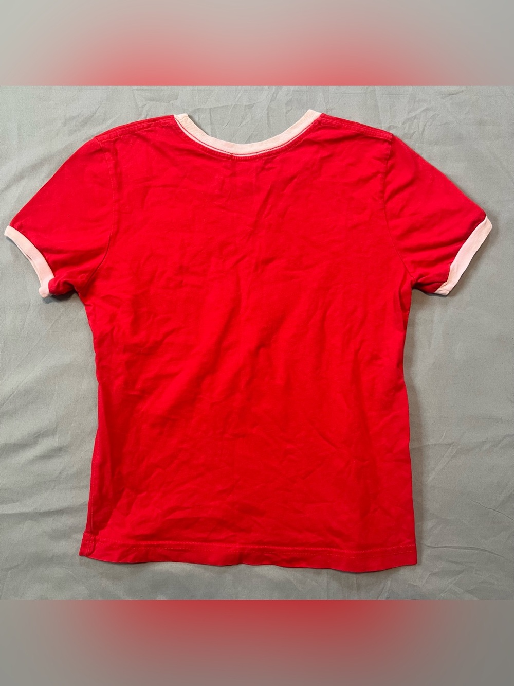 Red Graphic Ringer Tee - Picture 3 of 3